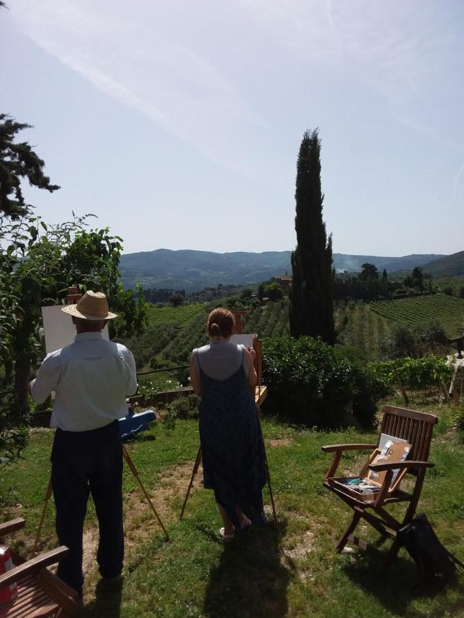 Agriturismo Podere Somigli Di Lorenzo Correani Otel Greve in Chianti Dış mekan fotoğraf