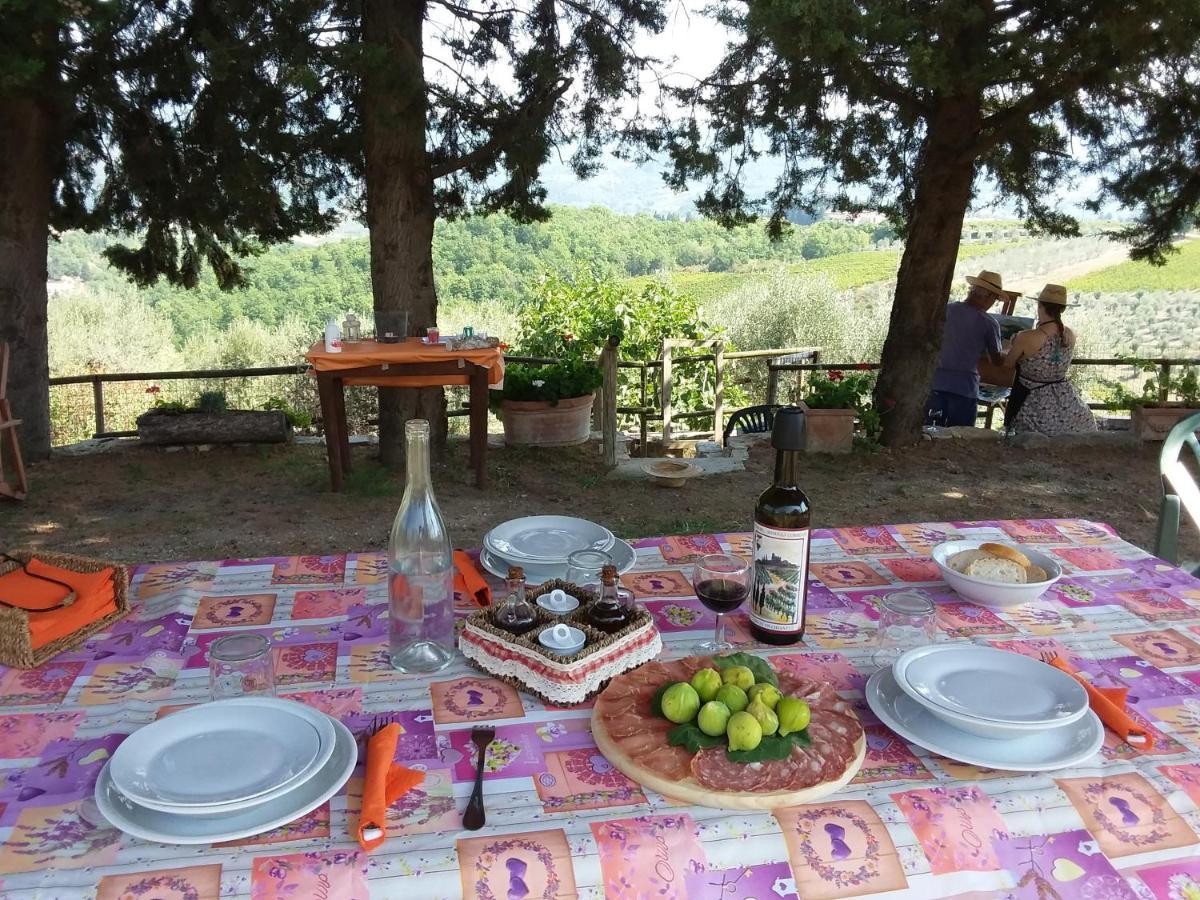 Agriturismo Podere Somigli Di Lorenzo Correani Otel Greve in Chianti Dış mekan fotoğraf