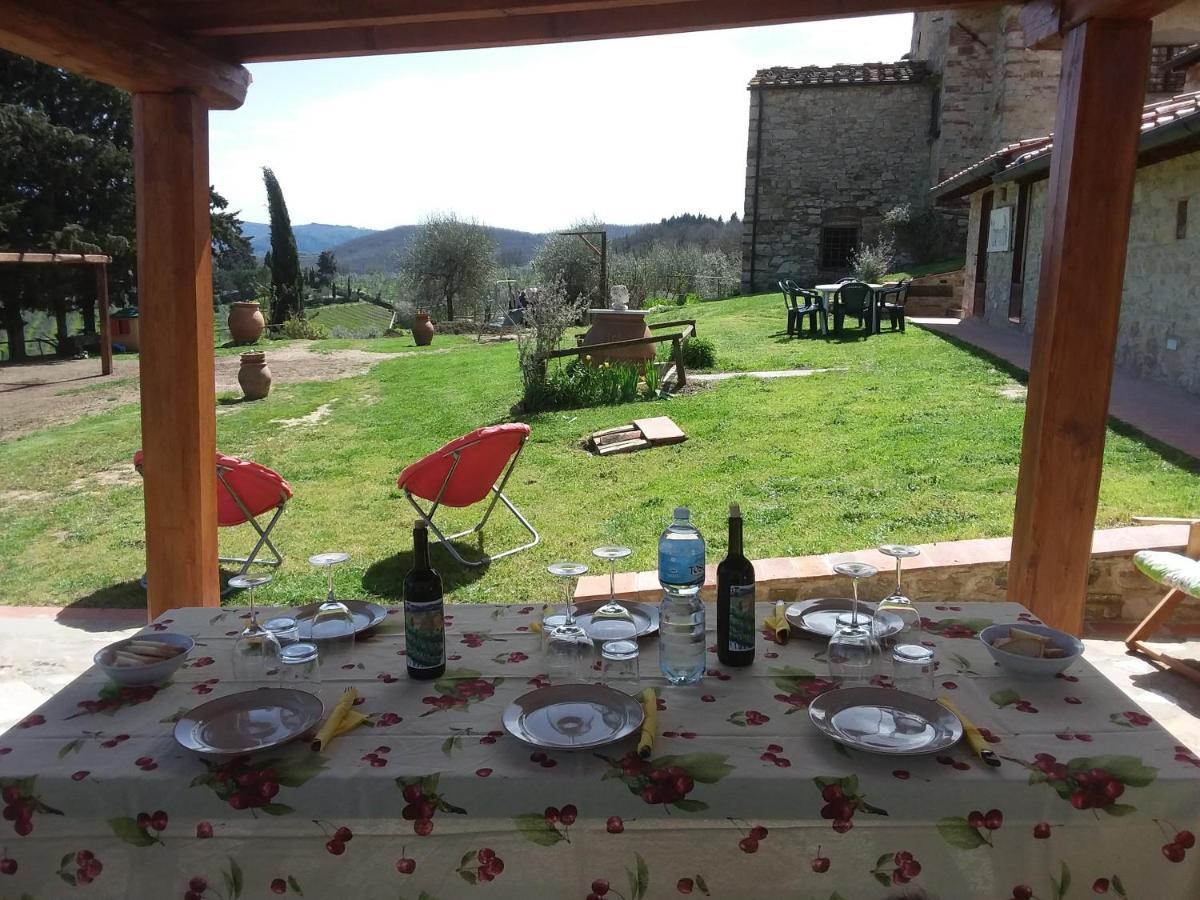 Agriturismo Podere Somigli Di Lorenzo Correani Otel Greve in Chianti Dış mekan fotoğraf