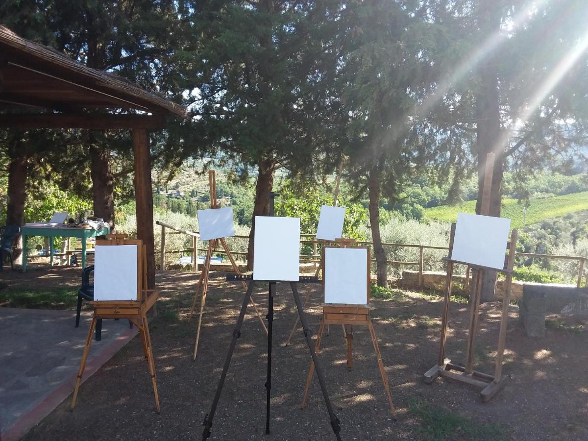 Agriturismo Podere Somigli Di Lorenzo Correani Otel Greve in Chianti Dış mekan fotoğraf